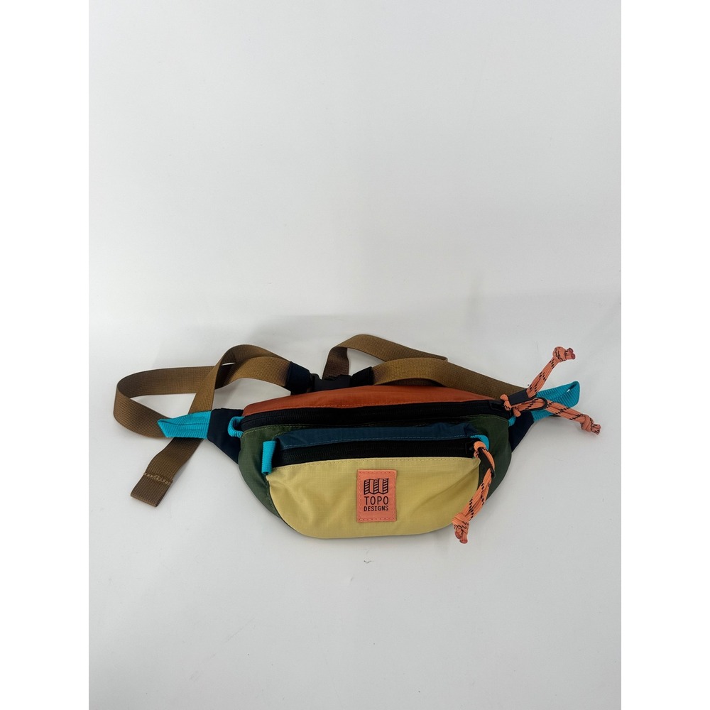 Topo Designs Hip Pack Women OS Multi Colorblock Gorpcore Waist Bag